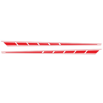 

1 Pair Auto Racing Stripes Sticker Body Side Door Exterior Decals Accessories