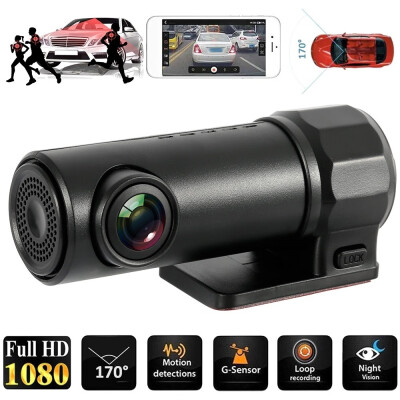 

1080P HD FHD Car DVR Recorder Camera Dash Cam Front Video Wireless WIFI G-Sensor