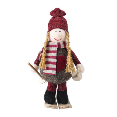 

Ski Girl Doll Decoration Unique Christmas Decoration Festive Party Supplies Christmas Pendant