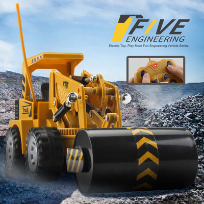 

124 5CH Remote Control Electric Excavator Construction Car Toy for Kids Children