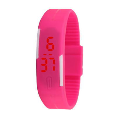 

LED Display Digital Watch Silicone Childrens Watch Digital Sport Wristwatch Birthday Party Favors Supplies Toys Gifts for Kids To