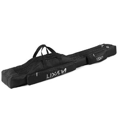 

Lixada 130cm150cm Three Layers Fishing Bag Portable Folding Fishing Rod Reel Tackle Tool Carry Case Carrier Travel Bag