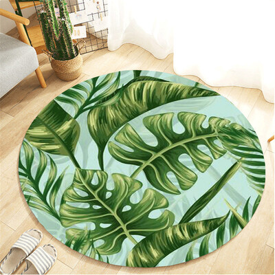 

Gobestart Botany Elements Blanket Round Bathroom carpet 60cm