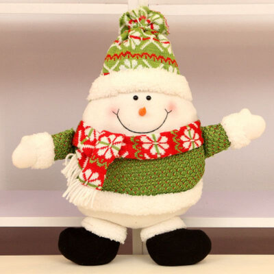 

Stereo Pillow Christmas Gifts Santa Snowman Doll Stereo Pillow Cushion Cute Children Christmas Gift
