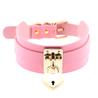 

New Fashion Simple Fashion Sexy Heart Love Lock Collar Necklace Neck with Clavicular Necklace For Women