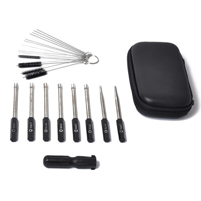 

Carburetor Sleeve 8 Piece Set Screwdriver Combination 15 Piece Set Brush Carb Repair Tool Cleaning Needles Brush