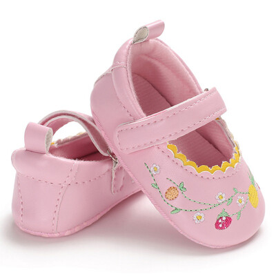 

Cute Girl Baby Shoes Non-slip Comfortable Bow Flower Princess Toddler Shoes