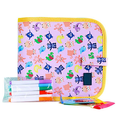 

Child Portable Sketchpad DIY Graffiti Write Painting Small Blackboard Erasable Water Chalk Drawing