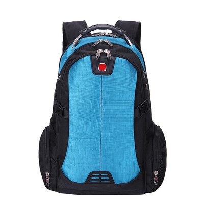 

New Multifunction Laptop Bag Laptop Backpack External Schoolbag Travel Bags Cyan