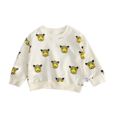 

2019 Autumn Kids Baby Boy Girl Long Sleeve Print Sweatshirts Casual Toddler Blouse Cartoon Animal Outerwear 6M-5T