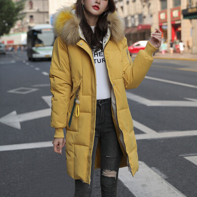 

Tailored Fashion Women Winter Warm Coat Hooded Thick Warm Slim Jacket Long Overcoat