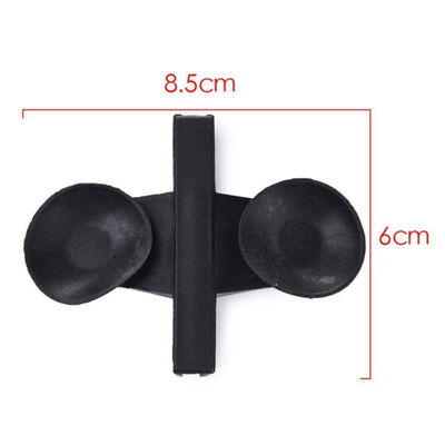 

2pcs Aquarium Fish Tank Divider Suction Cup Divider Black Plastic Sheet Holder