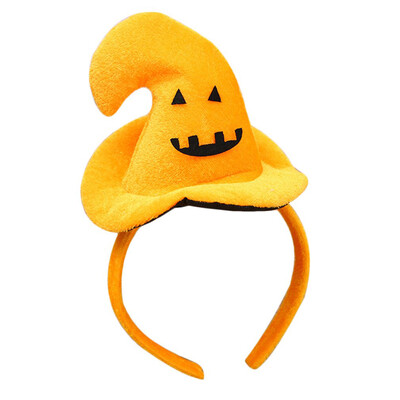 

Cute Halloween Head Band SkullSmileSpiderBat Hairband Pumpkin Hat Kids Children Witch Hat