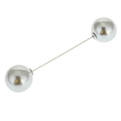 

High Quality Imitation Pearl Brooch Pins Diy Accessories Scarves Shawl Clothes Double Head Pearls Pins