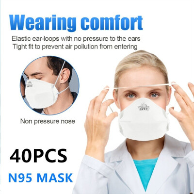 

2040PCS Face Mask Air Pollution Dust Mask Protection Allergies Masks Health Care