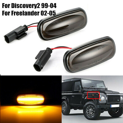 

Car Side Marker LED Water Flow Turn Signal Light Lamp For Land Rover Discovery
