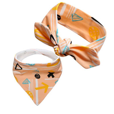 

Lovely Infant Boy Girl Trunks Headband Velvet Plus Scarf Cute Baby Toddler Kids Headwear Suit Baby Accessories sets