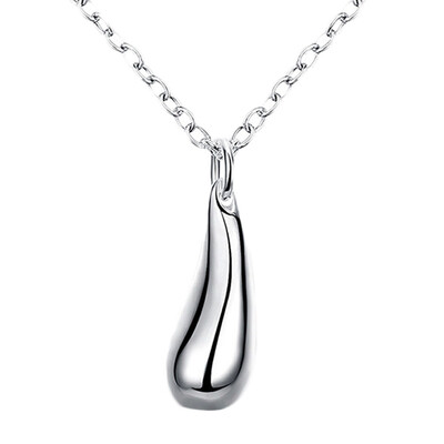 

2pcs European&American Fashion Silver Necklace Droplets Simple Design Necklace