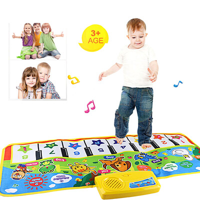 

〖Follure〗New Play Keyboard Musical Music Singing Gym Carpet Mat Best Kids Baby Gift