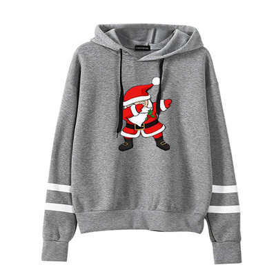 

Women Christmas Hoodie Claus Graphic Printed Sweatshirt