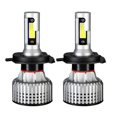 

2Pcspair N12 H4 Automobiles Front Bulb 72W 6500K White Car LED Headlight Auto Fog Light Bulb