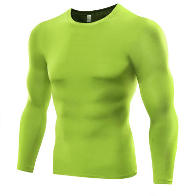 

1PC Mens Compression Under Base Layer Top Long Sleeve Tights Sports Running T-shirts