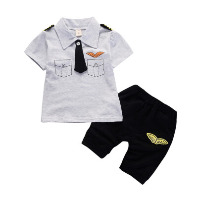 

Toddler Kids Baby Boy Clothes Boys Outfits Sets Short T-Shirt Pants Tops