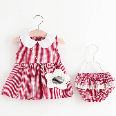 

Hot ChildrenS Clothing New Girls Big Butt Pants Two Sets ChildrenS Clothing Big Flower For 0-4 Years Old