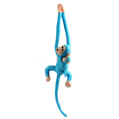 

Gobestart Mother&Son Cute Screech Monkey Plush Toy Doll Doll Gibbons Kids Gift BU