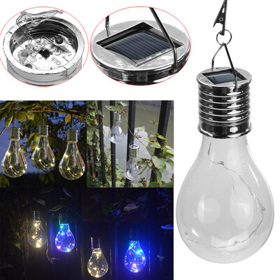 

Siaonvr Waterproof Solar Rotatable Outdoor Garden Camping Hanging LED Light Lamp Bulb