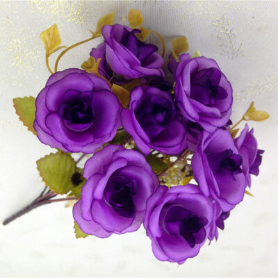 

Artificial Persia Rose Flower Heads Handmade Flower For Wedding Home Bridal Bouquet Decoration