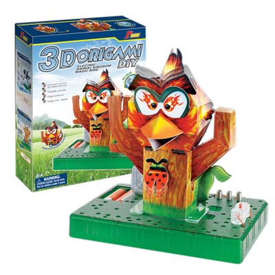

YIWULA3D Animal Model Kits 3D Paper Puzzle Handmade DIY Electric Bird Education Toy