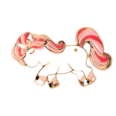 

Explosive Jewelry Cute Cartoon Animal Pony Alloy Brooch