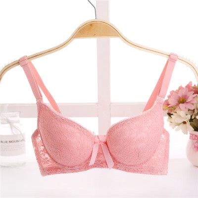 

Push Up Lace Sexy Bra Soft Steel Ring Underwire Comfortable Breathable Gathered Underwear Convertible Adjustable Strap Bra