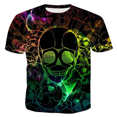 

Toponeto Mens Summer New Style 3D Printed Short Sleeves Fashion Comfort Blouse Top
