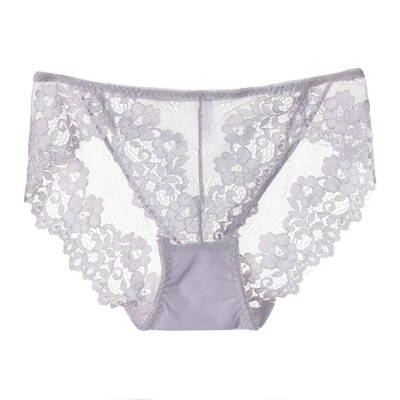 

ROPALIA 8 Colors 2 Styles Sexy Lace Panties Women Sexy Lingerie Thongs Soft Breathable Briefs Translucent Seamless Cotton Panty