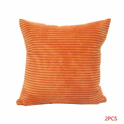 

Solid Corduroy Car Pillow Case Quadrate Pillowslip Cushion Cover Throw Pillowcase Car Sofa Bed Drawing Living Room Decor