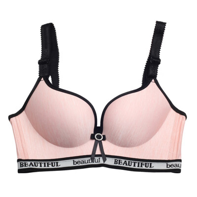 

Women Bras Wire Free Sexy Lingerie Push Up Bra Breathable Underwear Women Soft Solid Color Bras