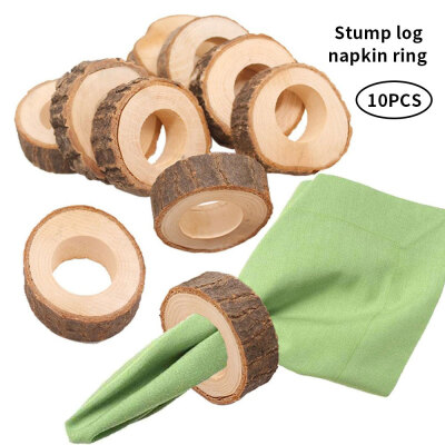 

log Napkin Ring Wedding Table Decoration Hotel Crafts Ornaments practical&artistic