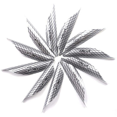 

50pcs 156 Archery Spin Wings Vanes Spiral Fletches with Tape Carbon Arrow DIY
