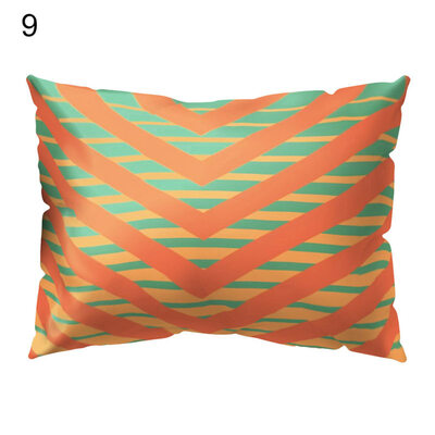 

Circle Fish Dot Stripe Cactus Pillow Case Cushion Cover Sofa Bed Car Hotel Decor