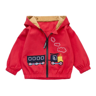 

Baby Boy Clothes jacket for boys Outerwear Cartoon Print Casual Hoodie Zipper Sweatshirt Kids Coat Outfits Tops New