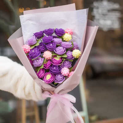 

Non-Woven Bedroom Decoration Artificial Flower Bouquet Crafts Handmade Felt Gift Decoration For Living Room Bedroom