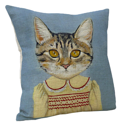 

〖Follure〗Cute Cat Sofa Bed Home Decoration Festival Pillow Case Cushion Cover