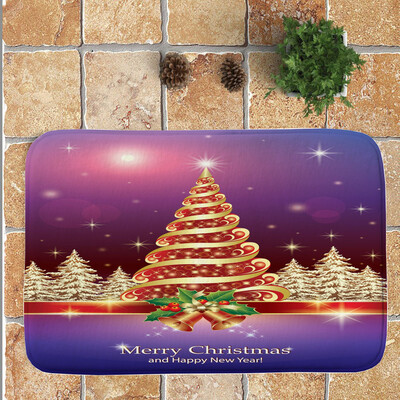 

Tailored Christmas Festival Entrance Door Bathroom Floor Mat Indoor Bath Decor