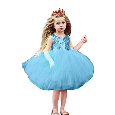 

Baby Girls Dress Big Bowknot Childrens Party Dress For Childrens Girl First Brithday Princess Clothes Formal Double Dress