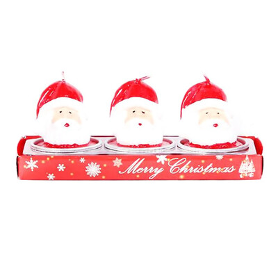 

Gobestart Christmas Party Cartoon Candles Happy Birthday Cake Topper Cute Decoration