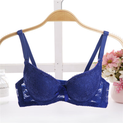 

Push Up Lace Sexy Bra Soft Steel Ring Underwire Comfortable Breathable Gathered Underwear Convertible Adjustable Strap Bra