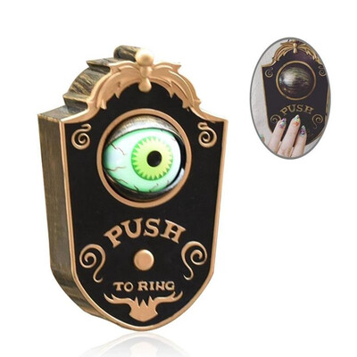 

Animated Doorbell Eyeball Halloween Decorations Light-Up Talking Eyeball Doorbell Hallowmas Prop Spooky Toy