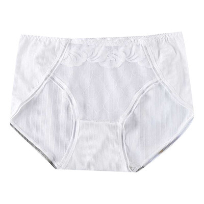 

Fashion Sexy Lace Hollow Transparent Mesh Panties Breathable Solid Color Women Seamless Briefs